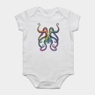 Rainbow Tentacles Baby Bodysuit